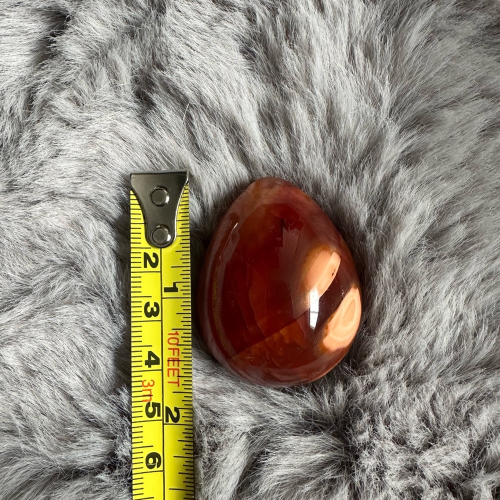 Carnelian crystal egg